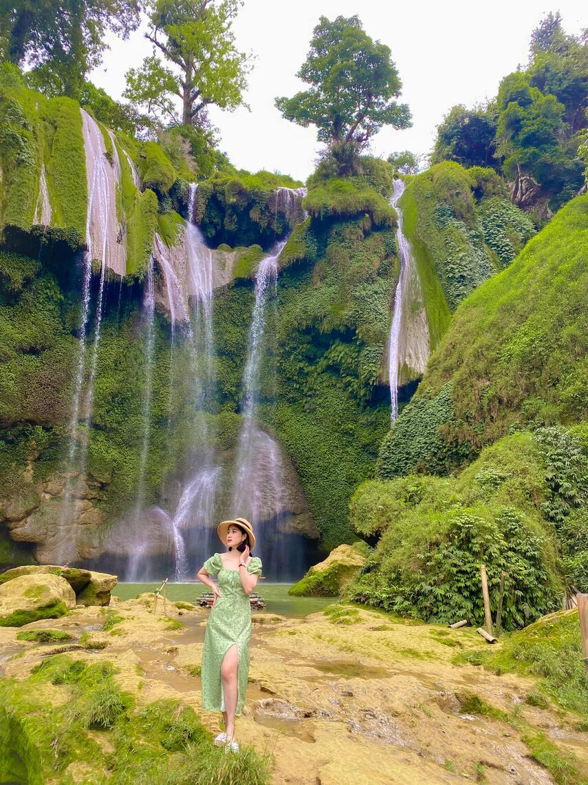 Một vẻ đẹp tự nhiên và hùng vĩ  của thác Nàng Tiên. Ảnh: FB@vanpham
