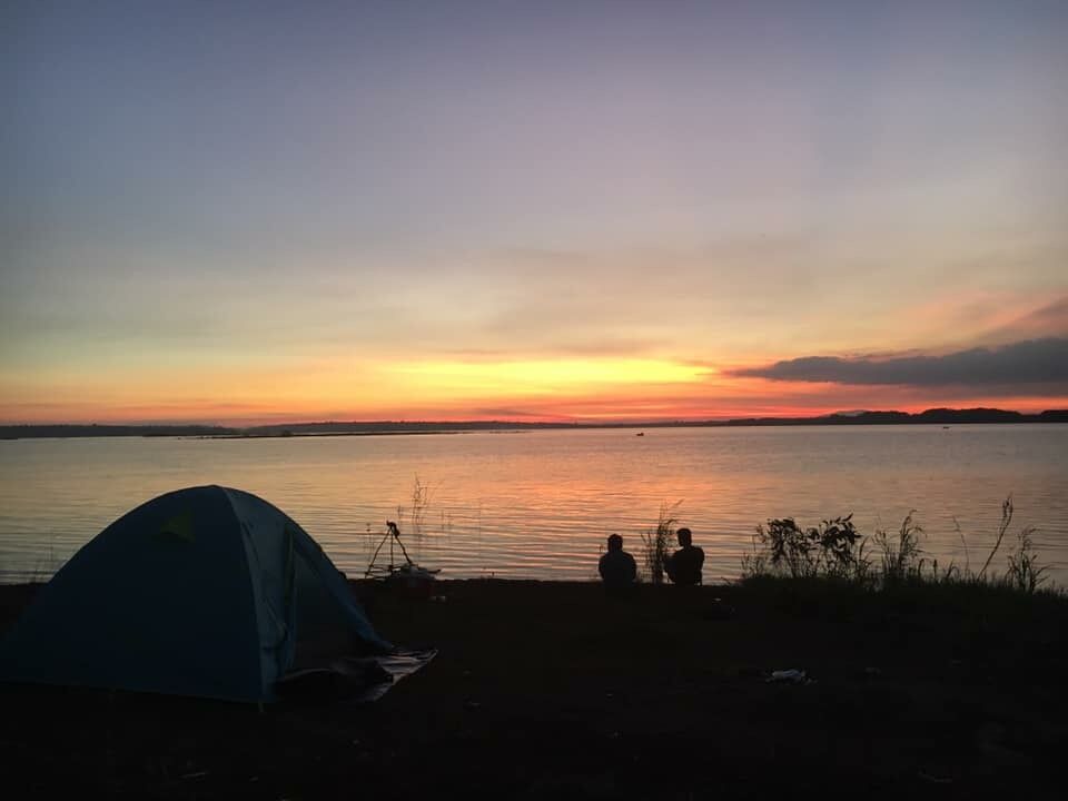 Các vị trí cắm trại ở hồ Trị An