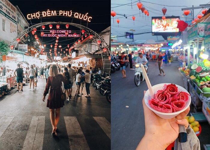 Chợ đêm Phú Quốc - Ảnh: Phuong Thanh